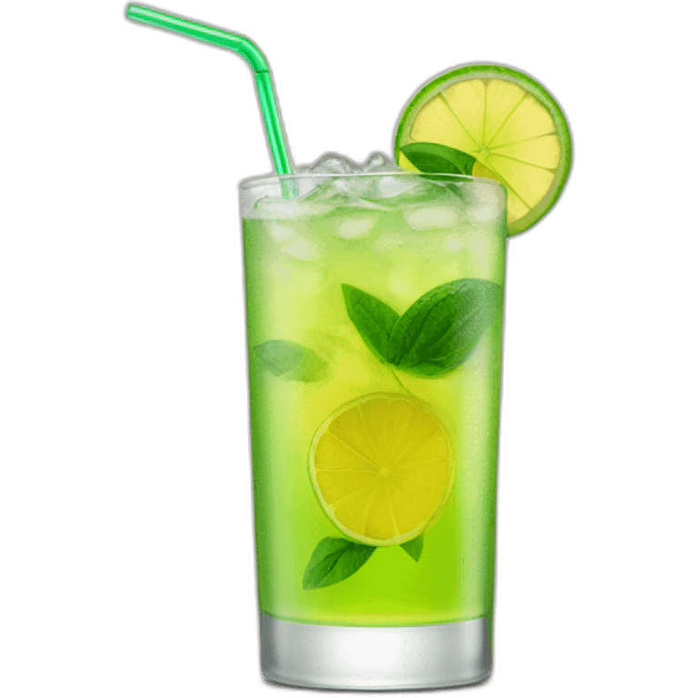 Cocktail coca peer limon  emoji