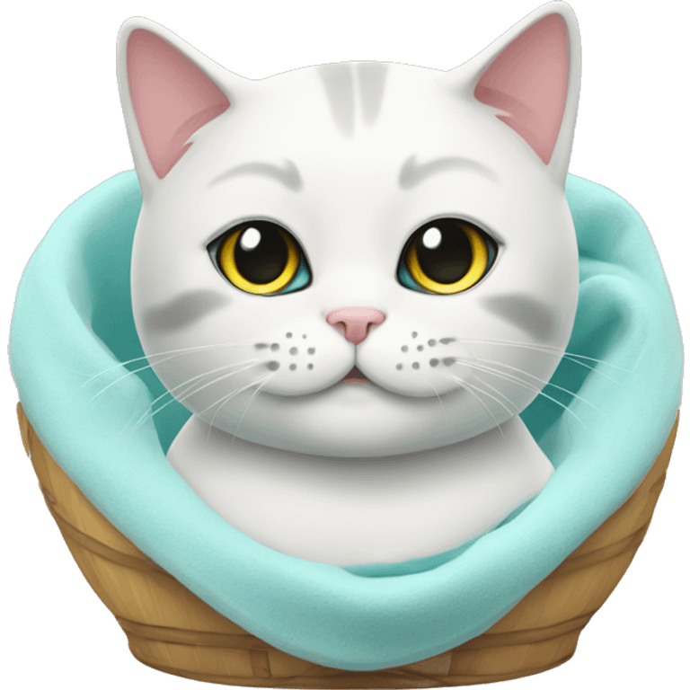 british cat in spa emoji