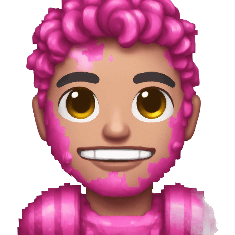 Pixel pink Candygore emoji