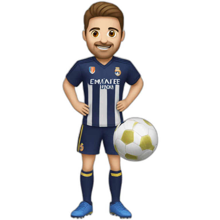 Football fan Madrid emoji