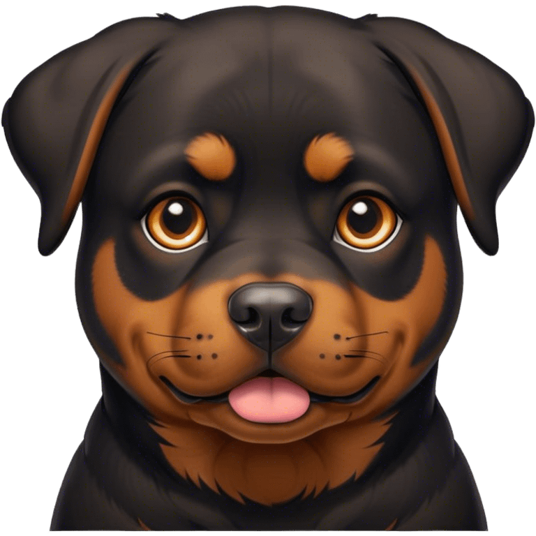 Perro Rottweiler  emoji