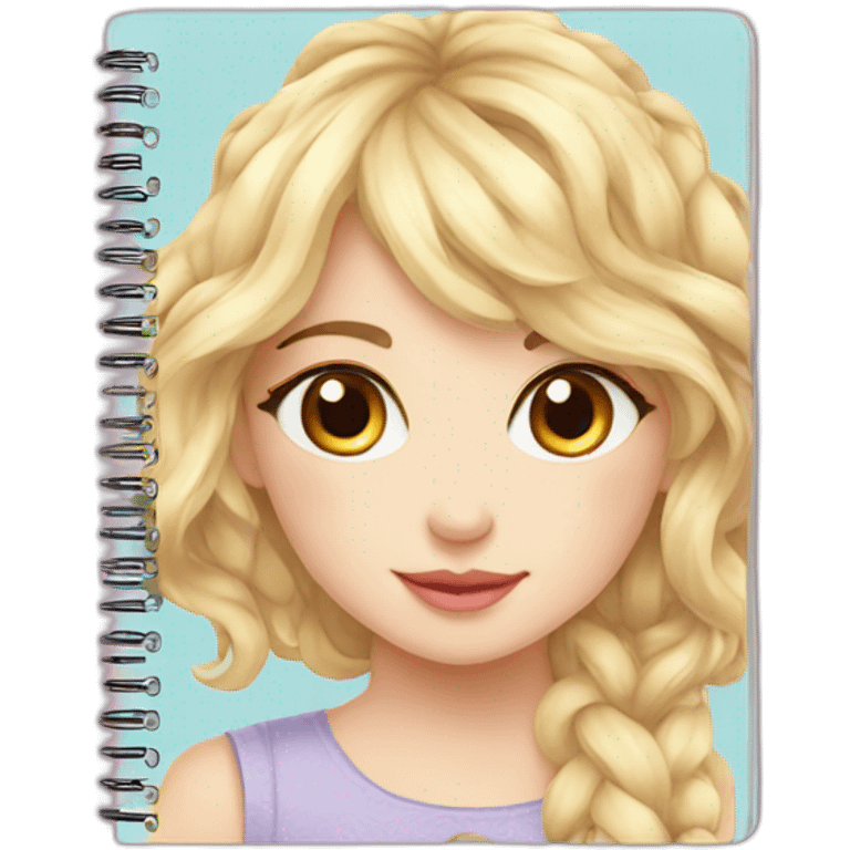 soft cute notebook for girls emoji