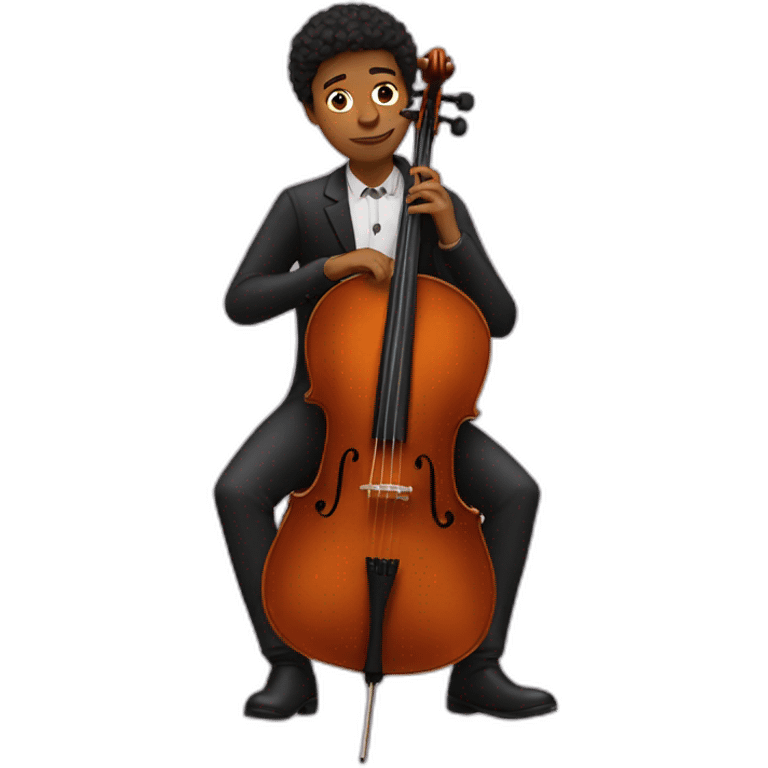 Cello player emoji