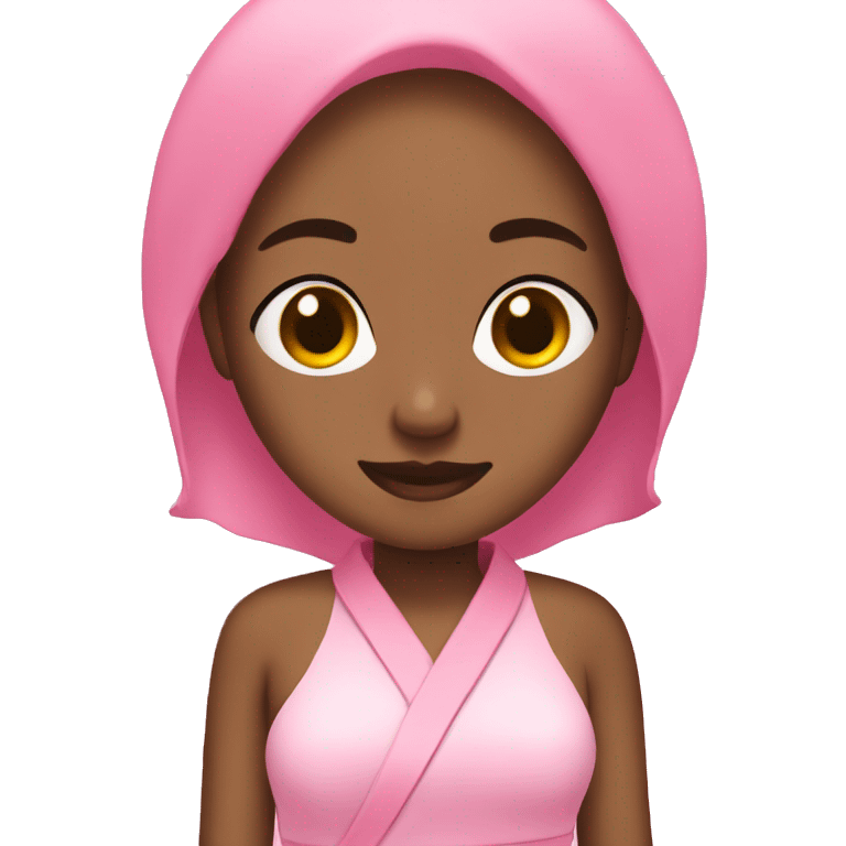 Pink spa day emoji