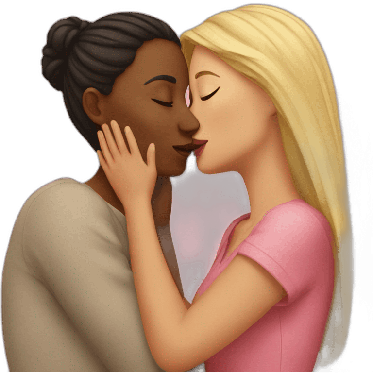 Woman kissing Woman emoji