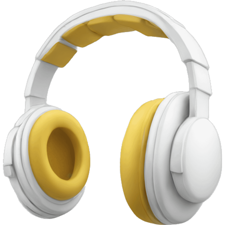 Headphones white emoji