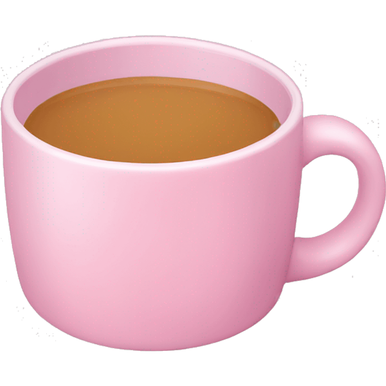 Light pink mug and plate emoji