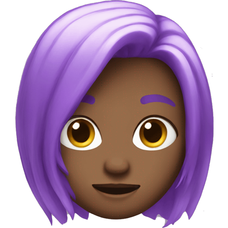 purple cute emoji