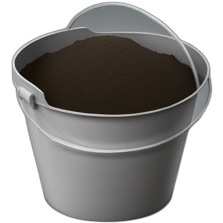 bucket with soil emoji