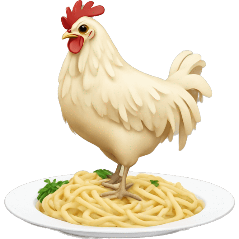 Chicken Alfredo  emoji