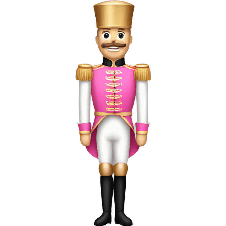 Pink nutcracker full body emoji