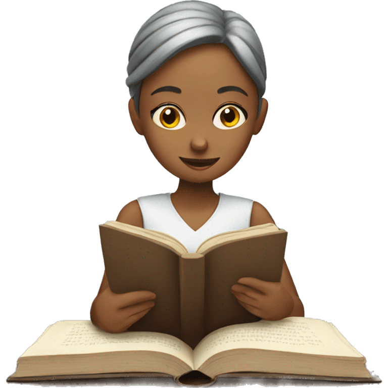 Reading girl emoji