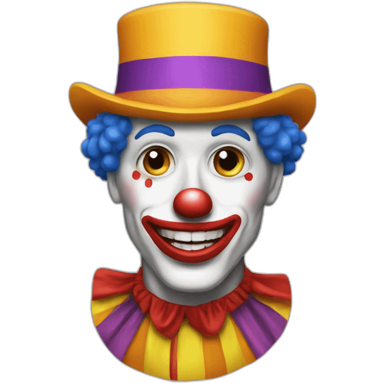 A chad clown emoji