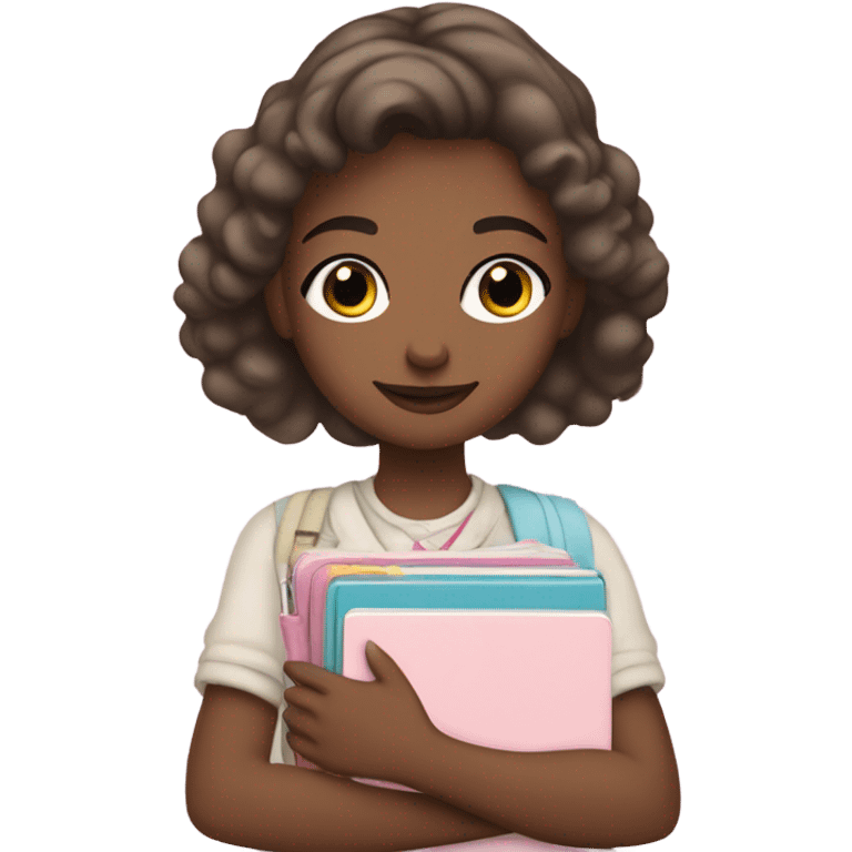 Past el color planner girl emoji