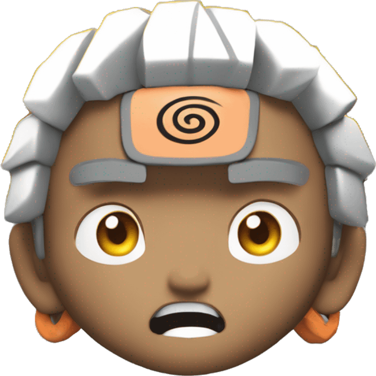 Naruto che fa la rasengan emoji