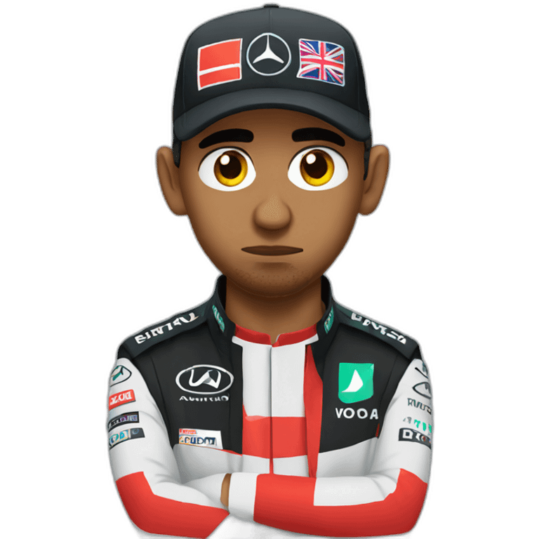 Sad Lewis Hamilton emoji