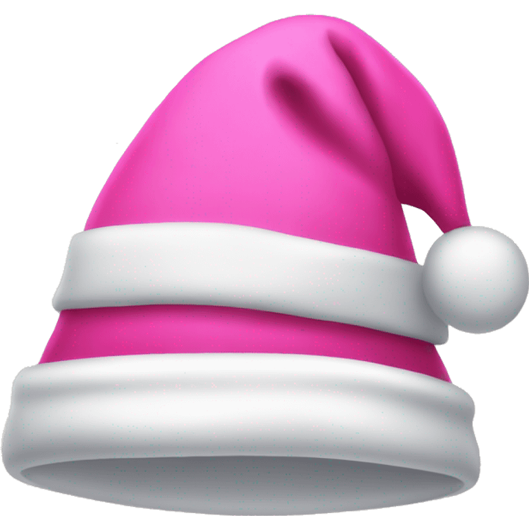 Pink santa claus hat emoji