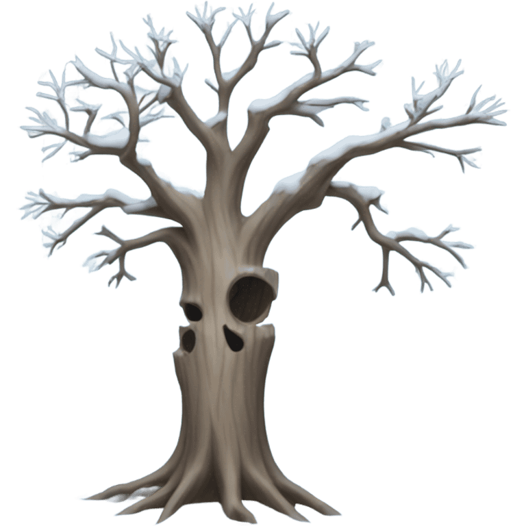 winter tree emoji