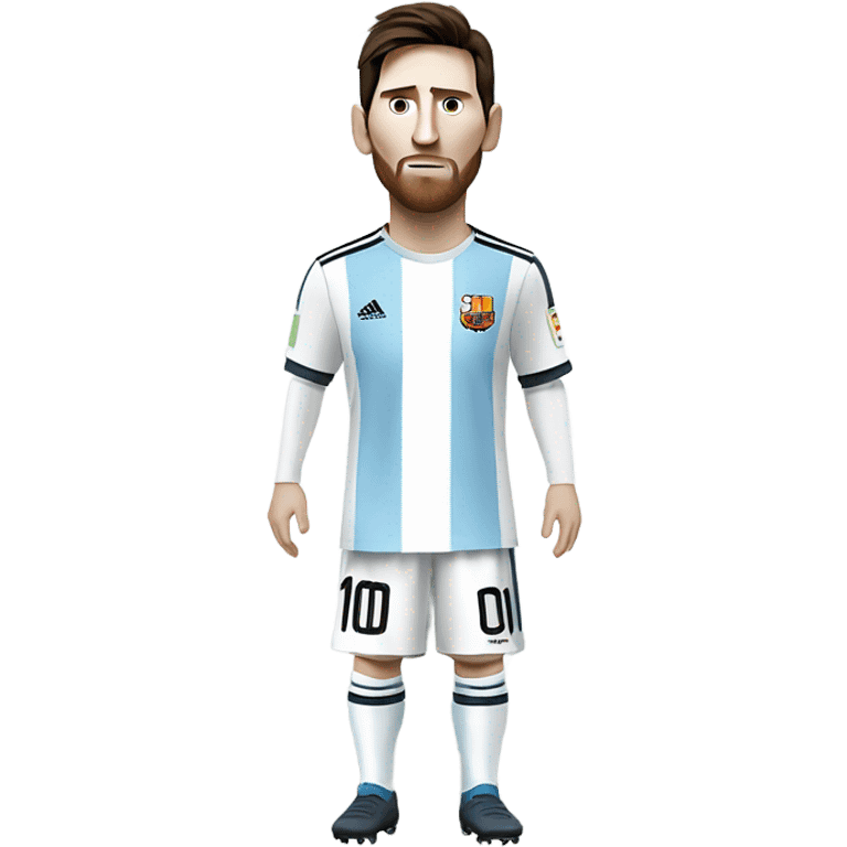 Lionel messi as a ghost emoji