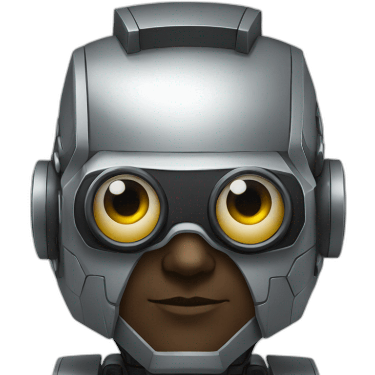 robot con lentes emoji