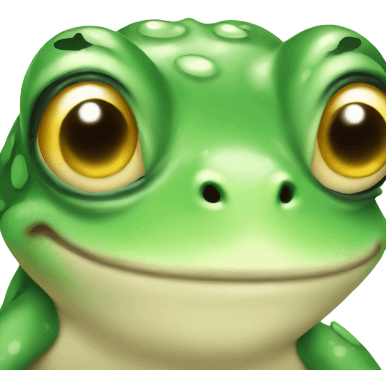 cute frog  emoji