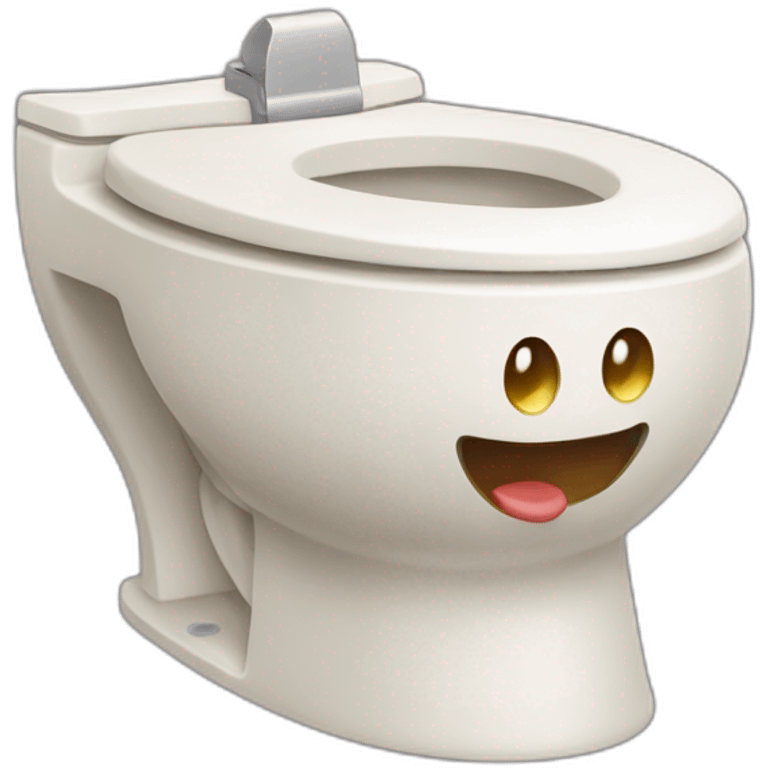 Ecstatic Toilet emoji