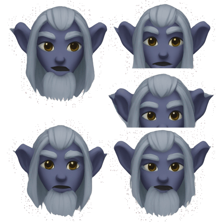 Drow emoji