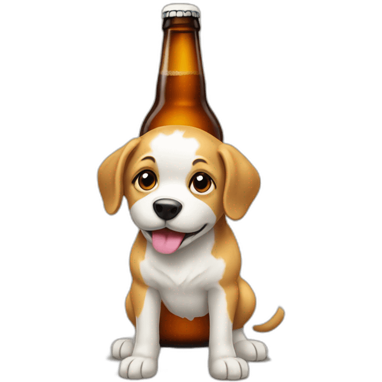 Chien bière emoji