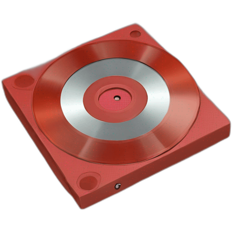 red cd emoji