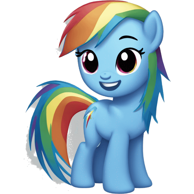 Rainbow dash emoji