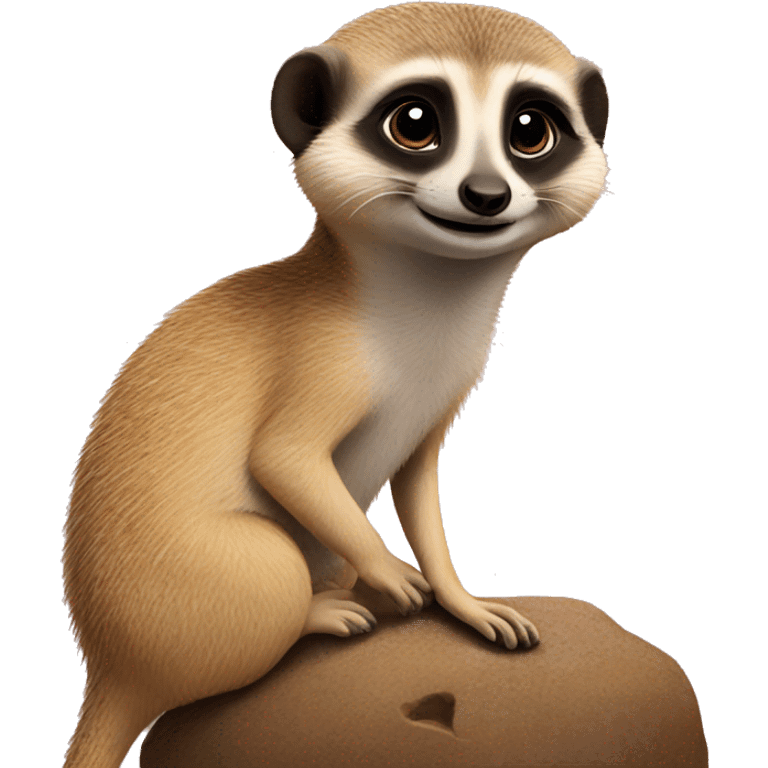 a meercat in love  emoji