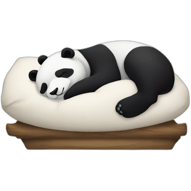 Panda sleeping  emoji