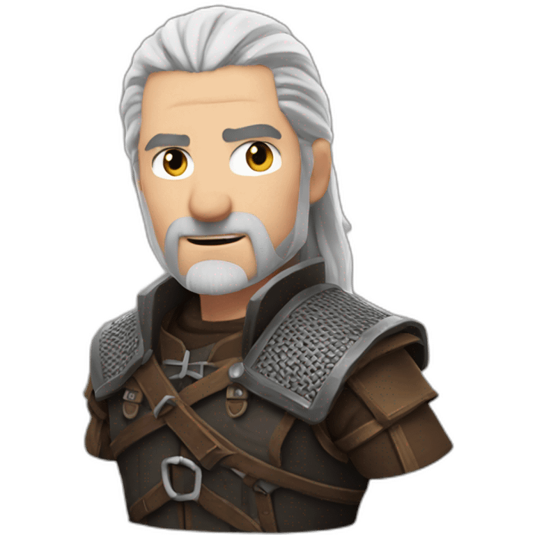 Geralt from Rivia emoji