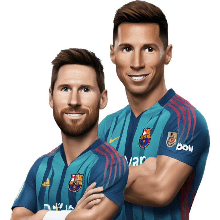 Messi and Ronaldo emoji