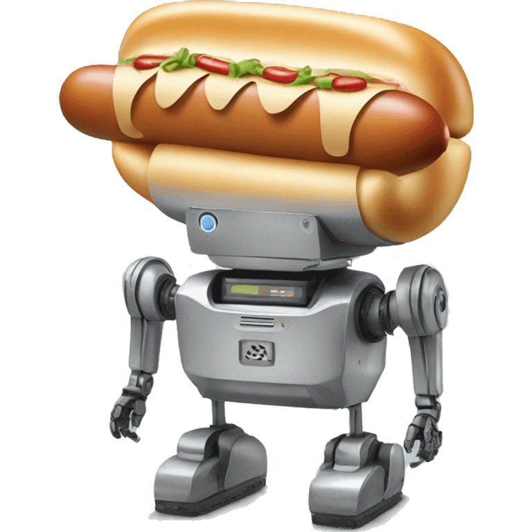 Hot dog robot  emoji