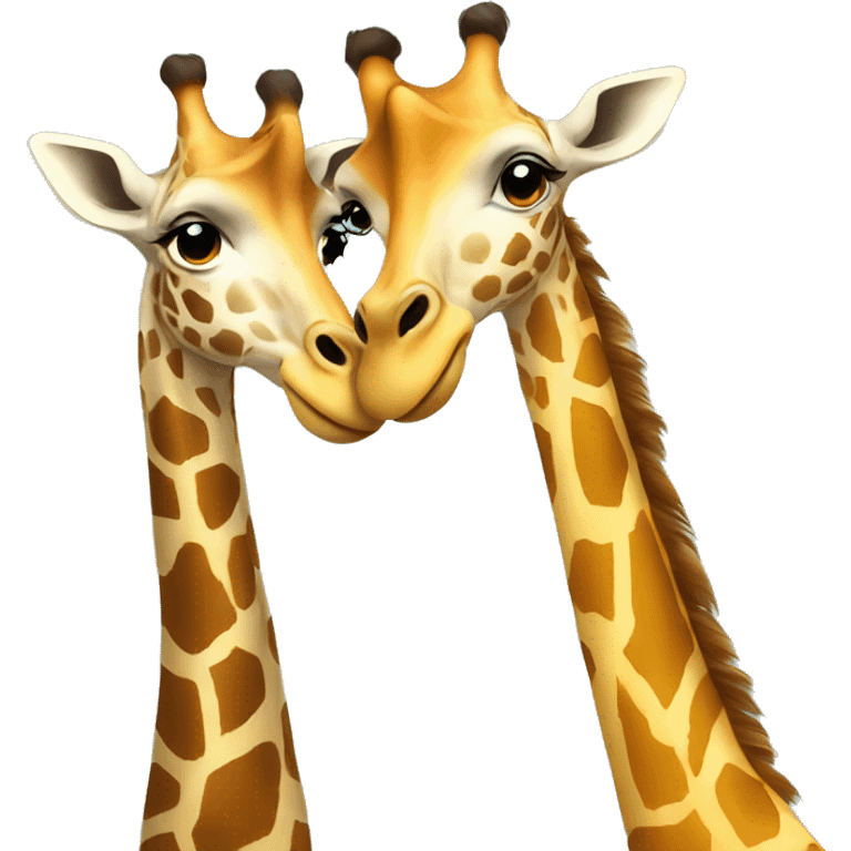 giraffe couple emoji