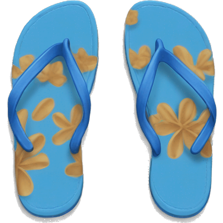 Blue flip flops emoji