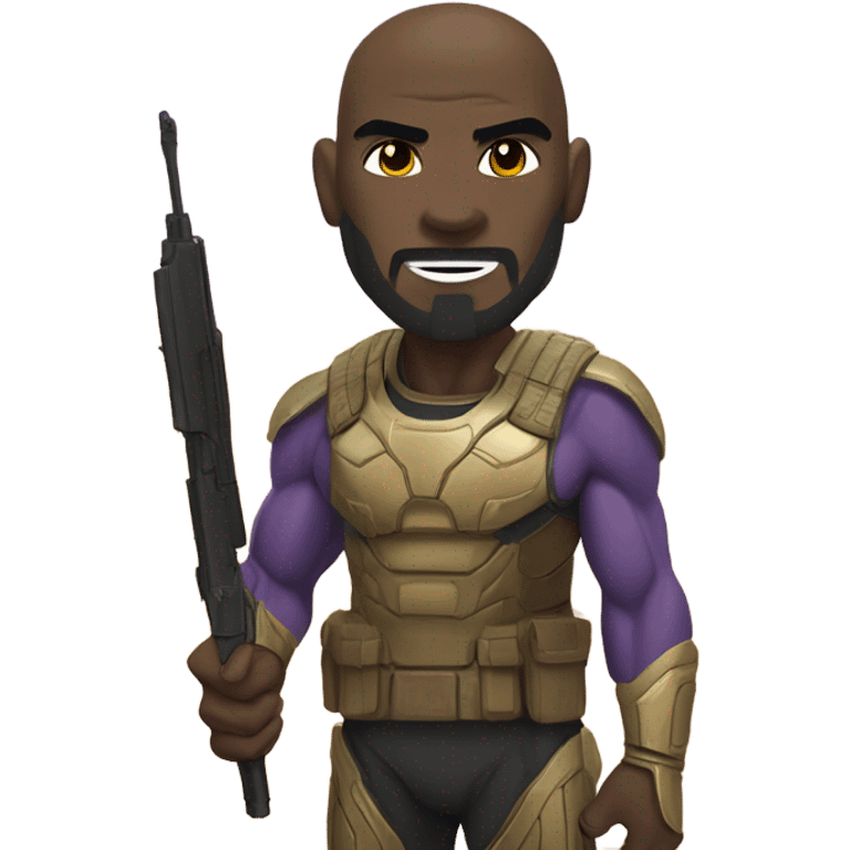 Thanos dapping up Pakistani desert soldier  emoji