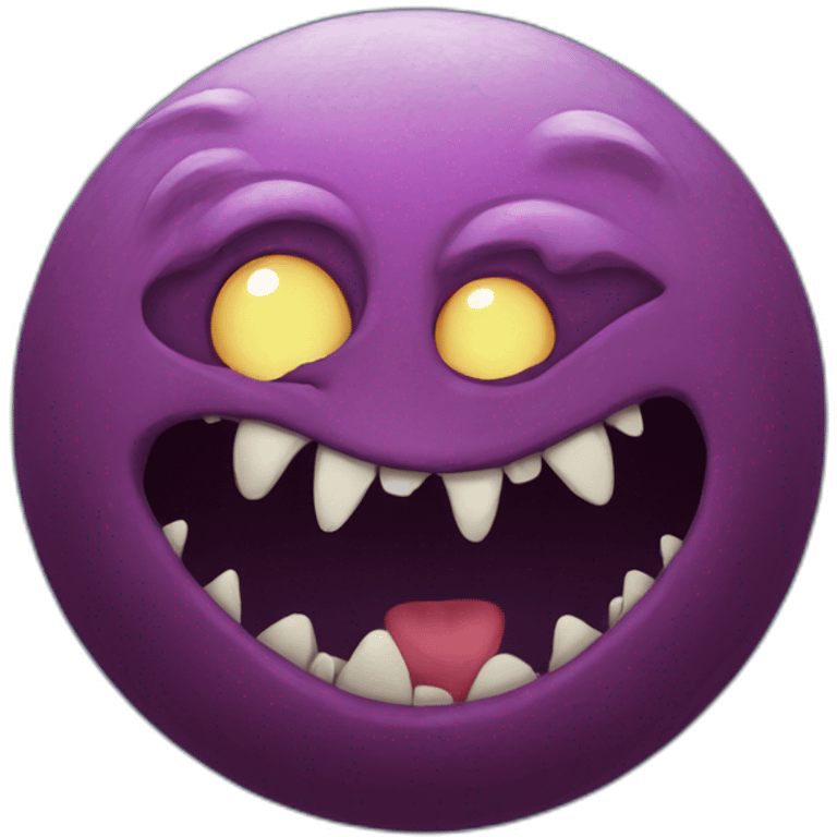 Monster plus moon emoji