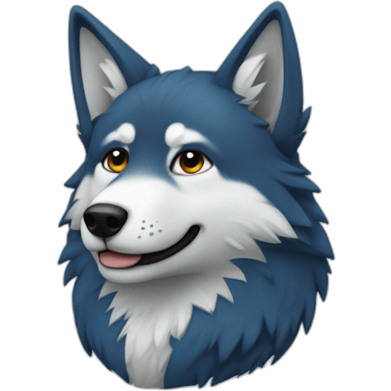 blue folf emoji