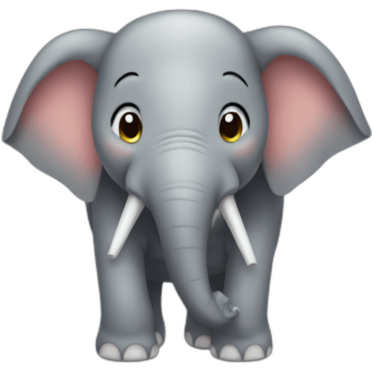 happy elephant emoji