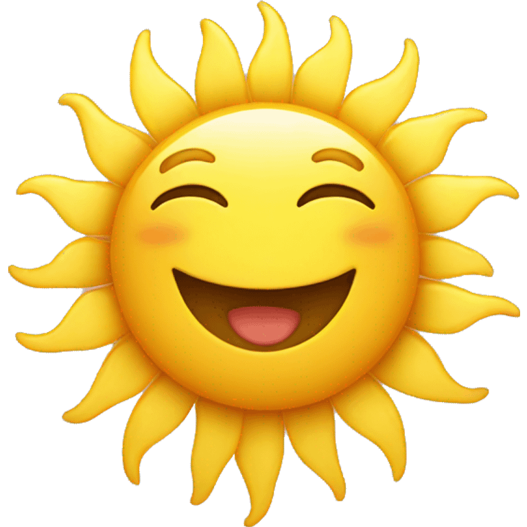 happy sun emoji