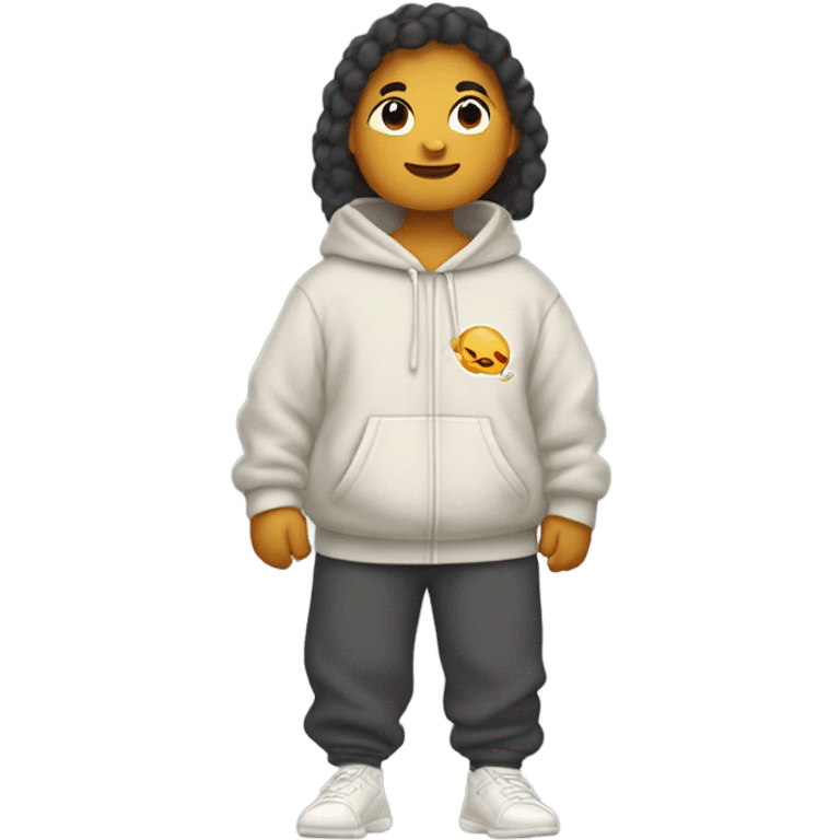 Dumpling wearing sweats emoji