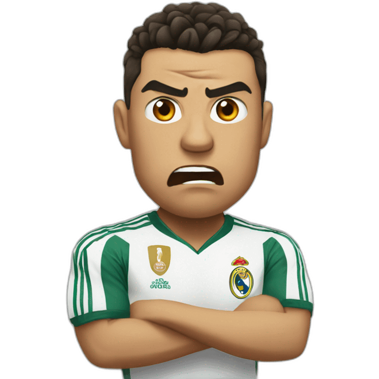 Ronaldo angry emoji