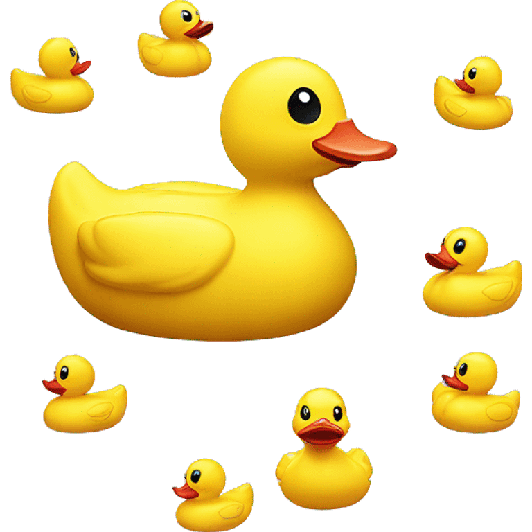 Rubber duckies emoji