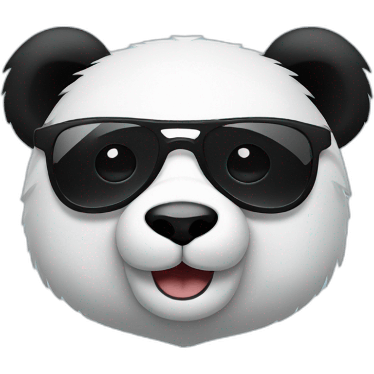 Panda with sunglasses  emoji