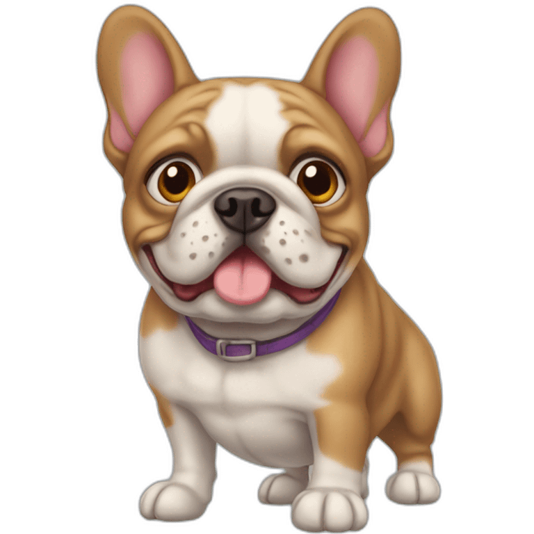 Chien bouledogue emoji