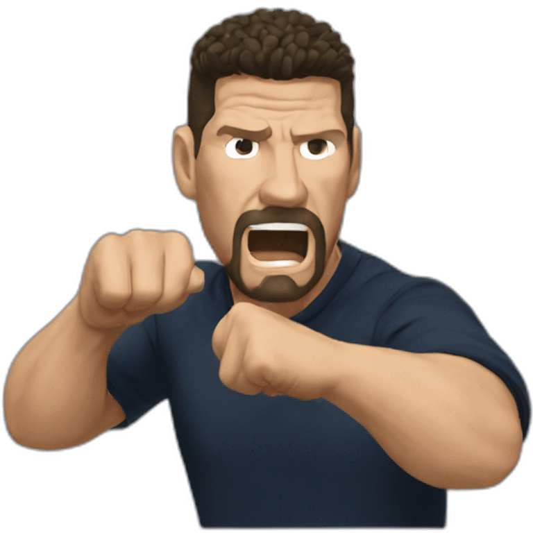 Simeone punching emoji