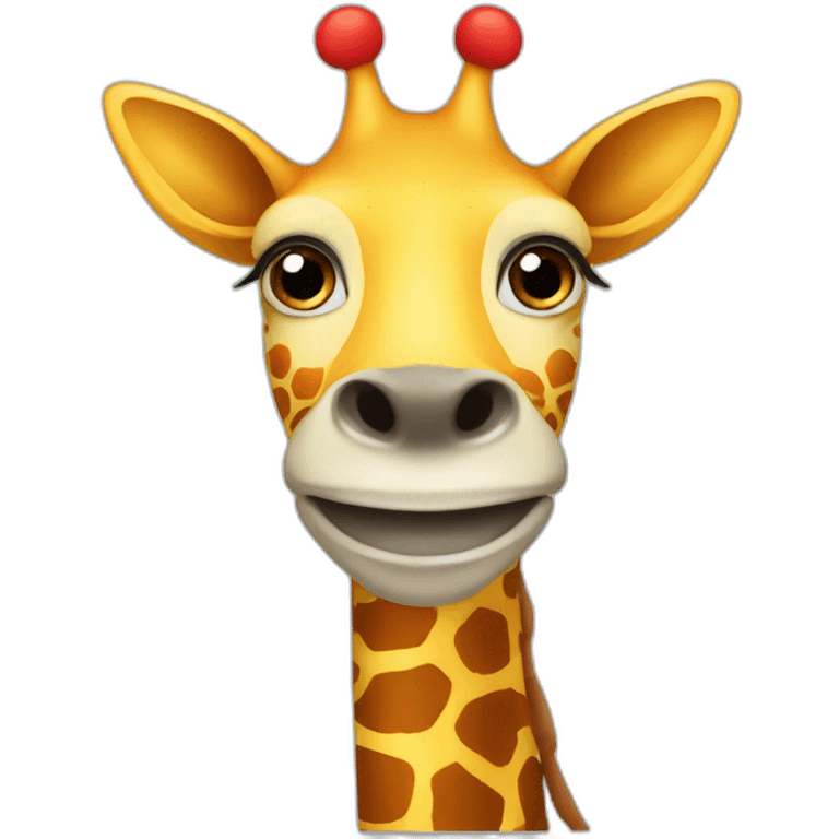 clown giraffe emoji