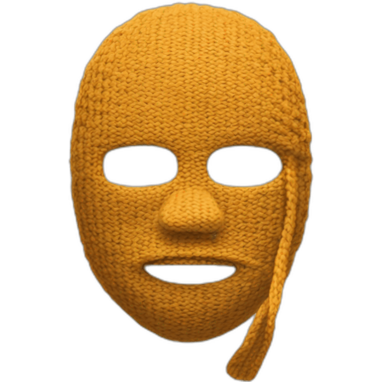 ski mask cross  emoji